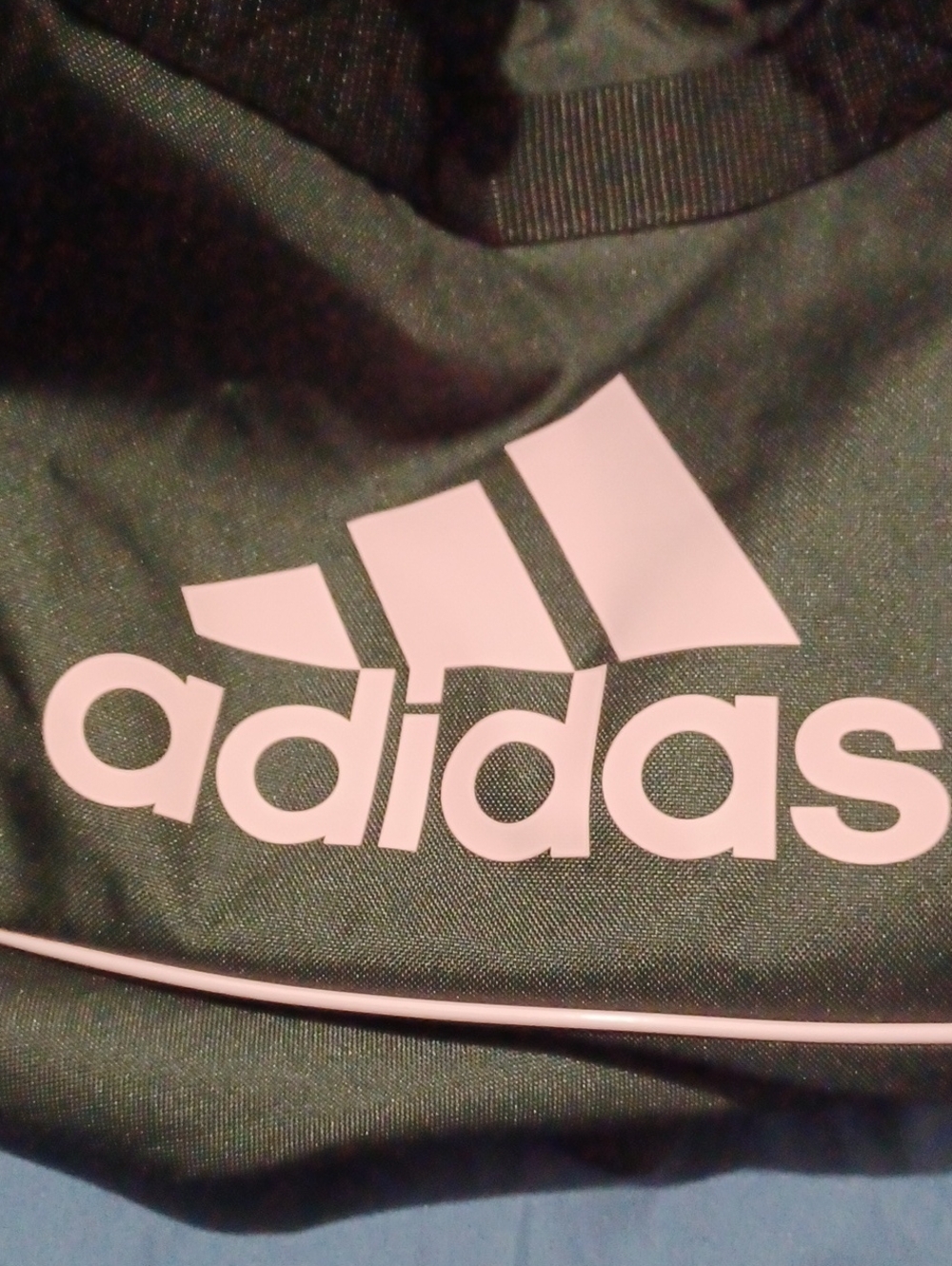 NWT Women's Adidas Small Duffel Bag with Shoulder Strap - Black/Pink
